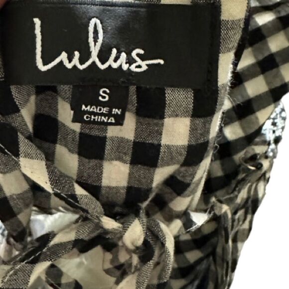 Lulu's Checked‎ Sundress - Picture 7 of 8